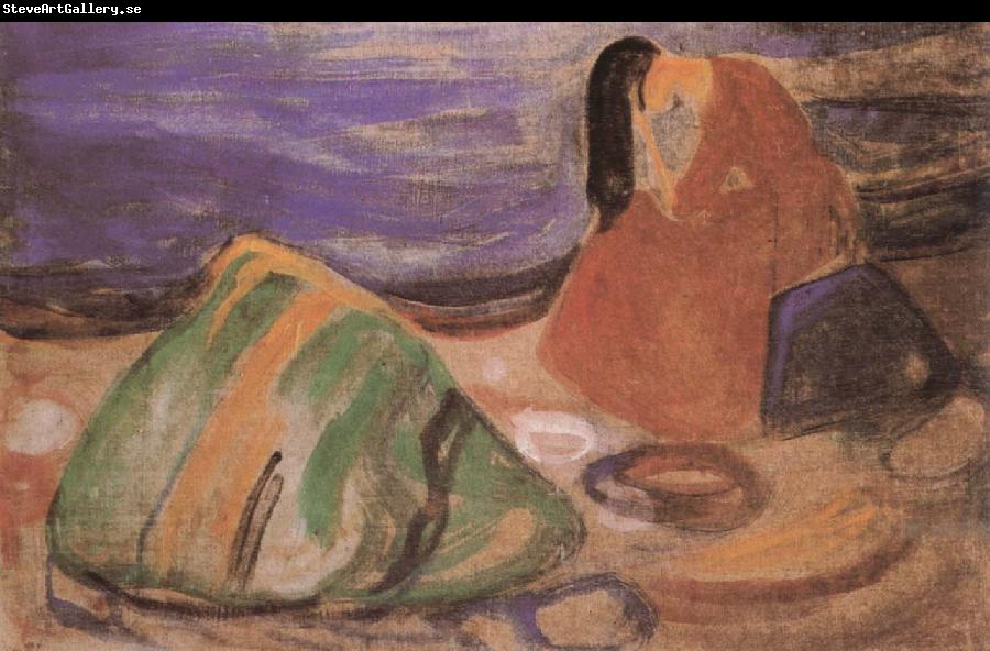 Edvard Munch Teary girl
